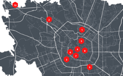 Milaan Design Week 2022 klein map
